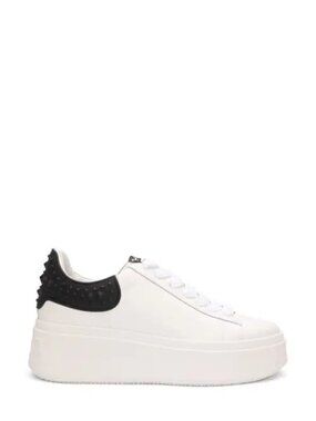 ASH White Moby Platform Sneakers. Sz: EU39/US9